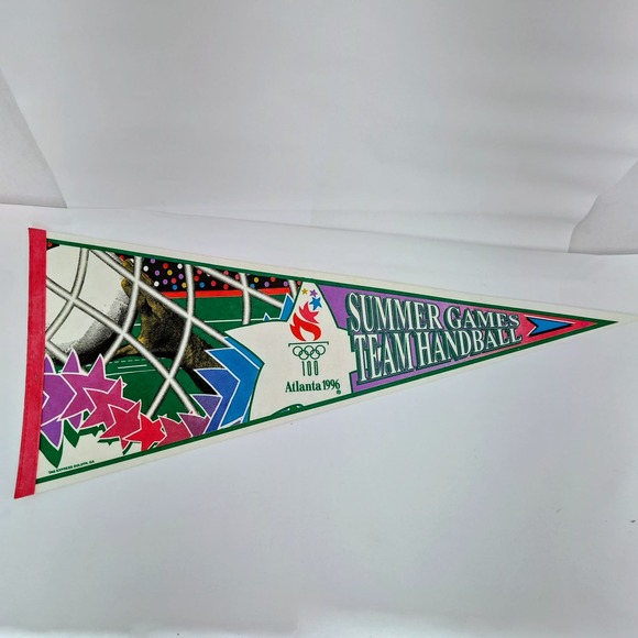 1996 Atlanta Olympic Games Handball Pennant - Picture 2 of 3